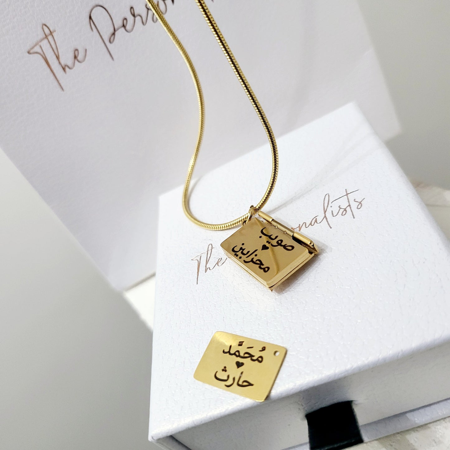 Envelope Locket Necklace - The Personalists