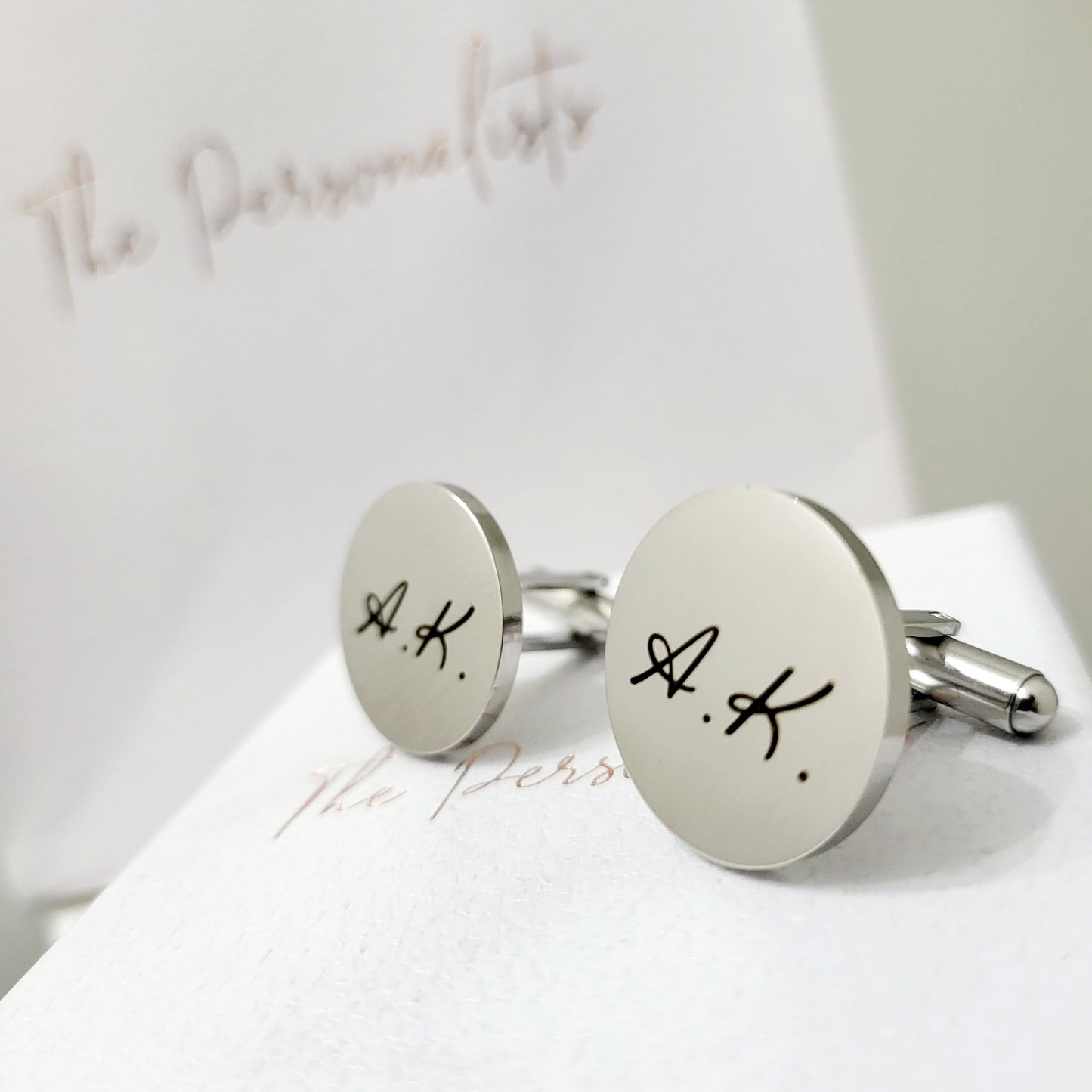 Cuff Links - Circle - The Personalists