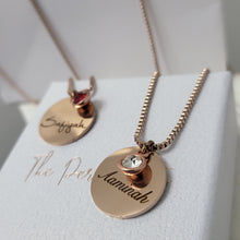 Load image into Gallery viewer, Disc Pendant Necklace - The Personalists
