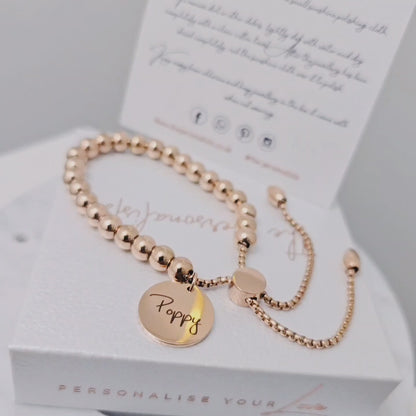 Sliding Bead Bracelet