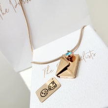 Load image into Gallery viewer, Envelope Locket Necklace
