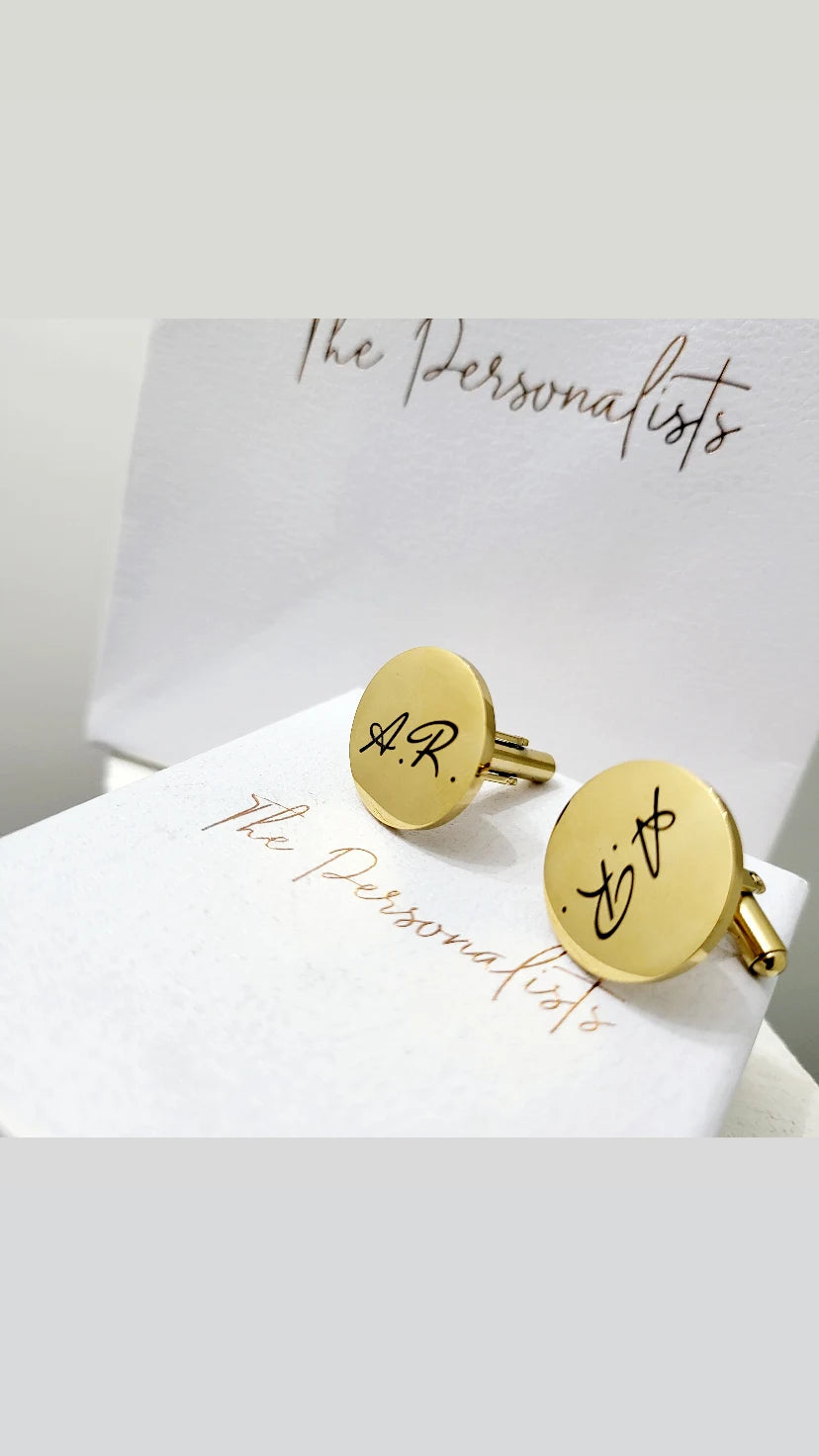 Cuff Links - Circle - The Personalists