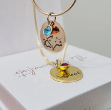 Load and play video in Gallery viewer, Arabic Calligraphy - Disc Pendant Necklace
